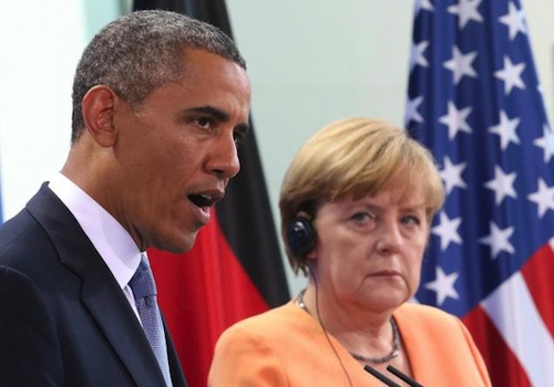 Merkel y obama