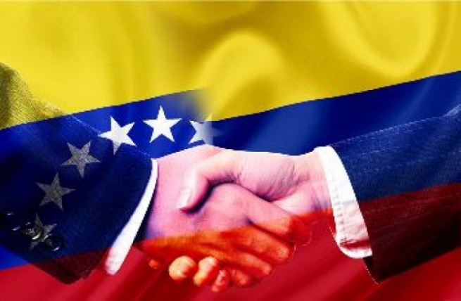 Colombia-Venezuela-banderas