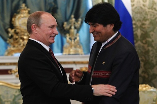 Putin y Morales