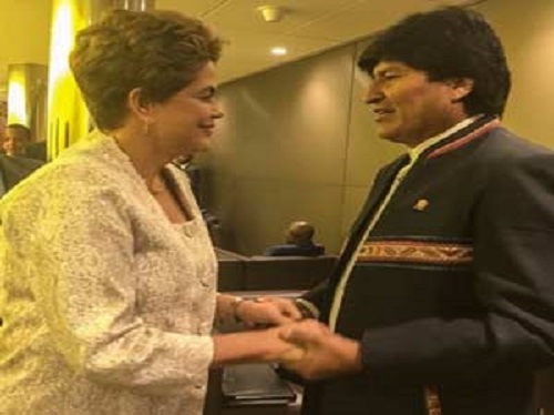 Dilma y Evo