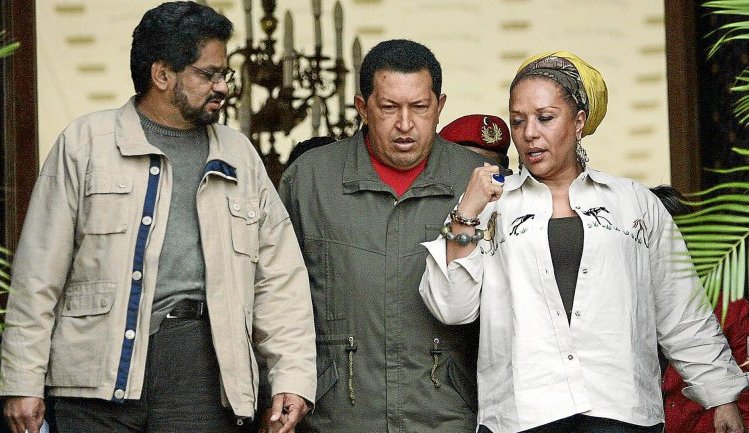 Ivan Marquez, Hugo Chávez y Piedad Córdoba