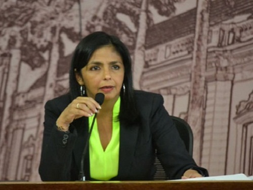 Canciller Delcy Rodríguez