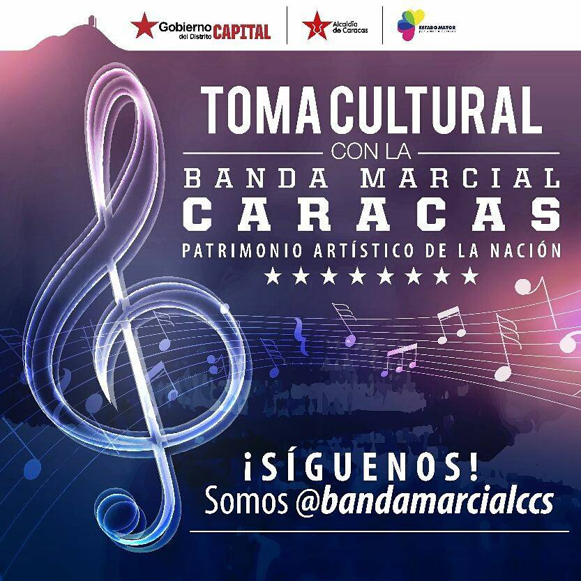 Toma cultural Banda Marcial Caracas