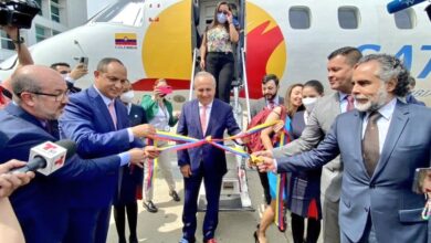 Llegó el primer vuelo de la aerolínea colombiana Satena a Venezuela