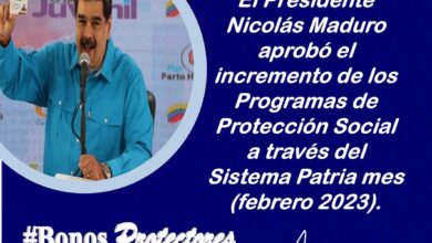Presidente Maduro aprobó incrementó los monto de los programas de protección social a través del Sistema Patria