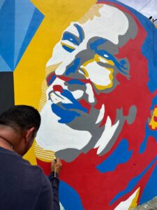 Zulia: Poder Popular realiza mural en conmemoración al Comandante Chávez