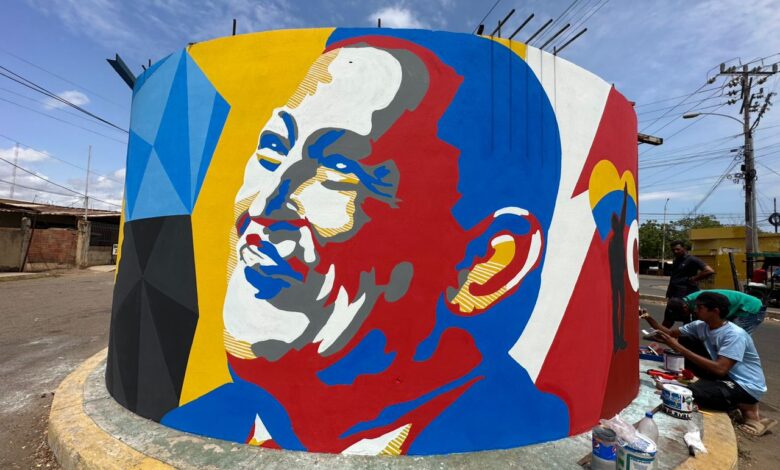 Zulia: Poder Popular realiza mural en conmemoración al Comandante Chávez