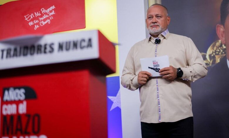 Cabello rechaza "apoyo" de EEUU a lucha contra la corrupción: ¡entrépitos!