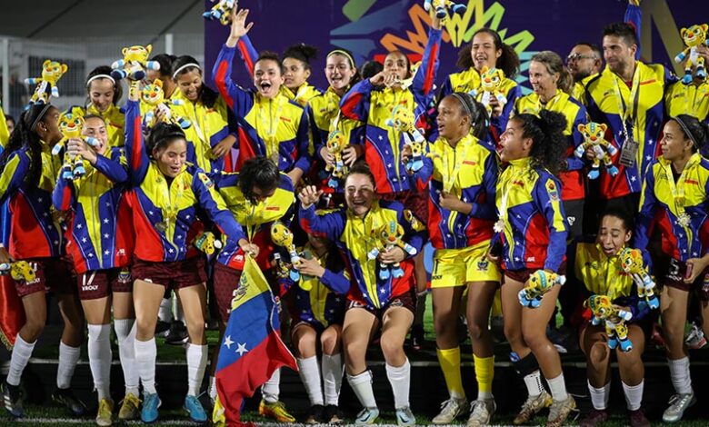Vinotinto Sub-23 femenina ganó medalla de oro en los V Juegos Deportivos del Alba
