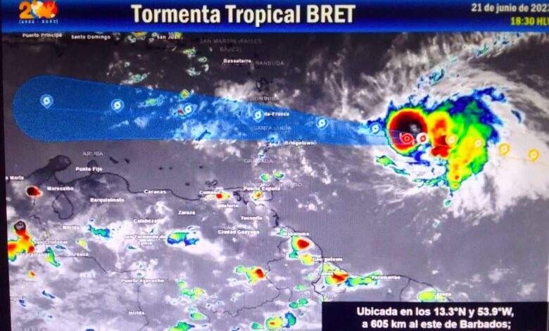 INEA: Prohíbe zarpes de embarcaciones menores por desplazamiento de tormenta “BRET”